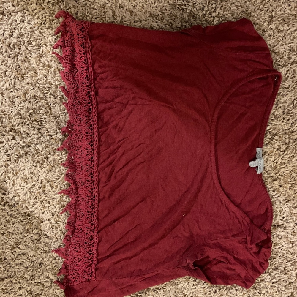 Short sleeve crop top